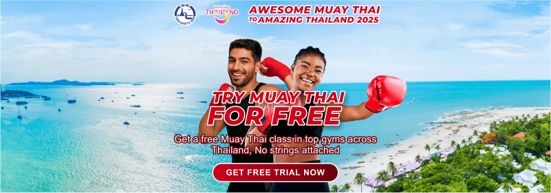 Unlock your ฿300 discount with the Awesome Muay Thai to Amazing Thailand 2025 promotion—available now until the end of August—and experience authentic Muay Thai training with NowMuayThai.com.